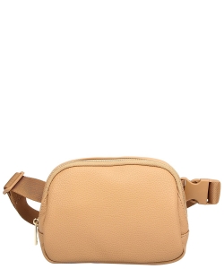 Fashion Fanny Pack Belt Bag ND122P LIGHT TAN